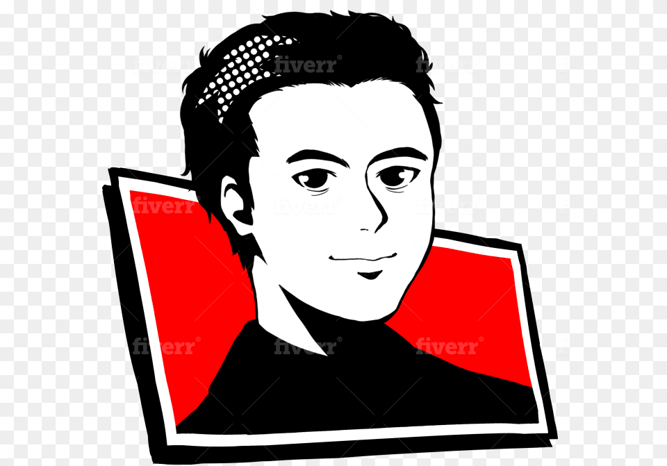 Draw A Persona 5 Style Portrait By Vellaude Clip Art, Advertisement, Woman, Photography, Person Png