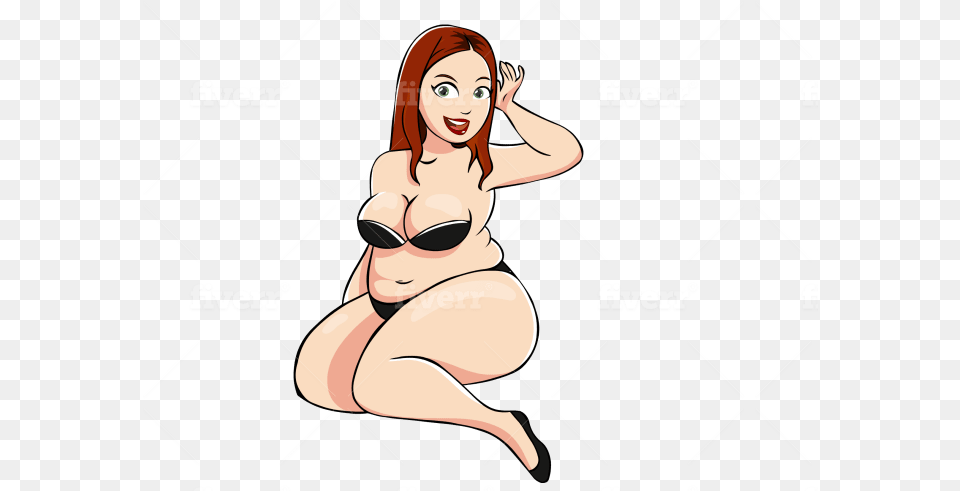 Draw A Sexy Or Nsfw Hot Cartoon Pin Up Hot Cartoon Woman, Adult, Swimwear, Publication, Person Free Png