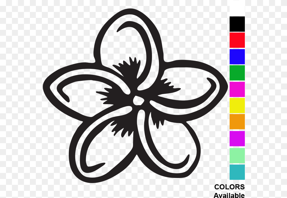 Draw A Tiare Flower, Stencil, Animal, Canine, Dog Free Transparent Png
