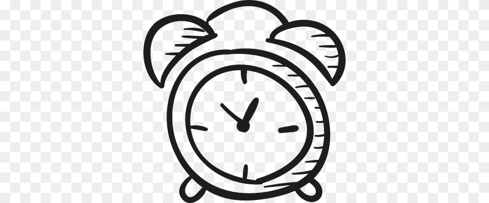 Draw Alarm Clock Vectors Logos Icons And Photos, Alarm Clock, Appliance, Blow Dryer, Device Free Transparent Png