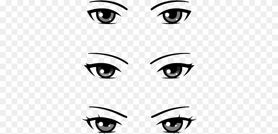 Draw Anime Villain Eyes, Head, Person, Face, Baby Free Png