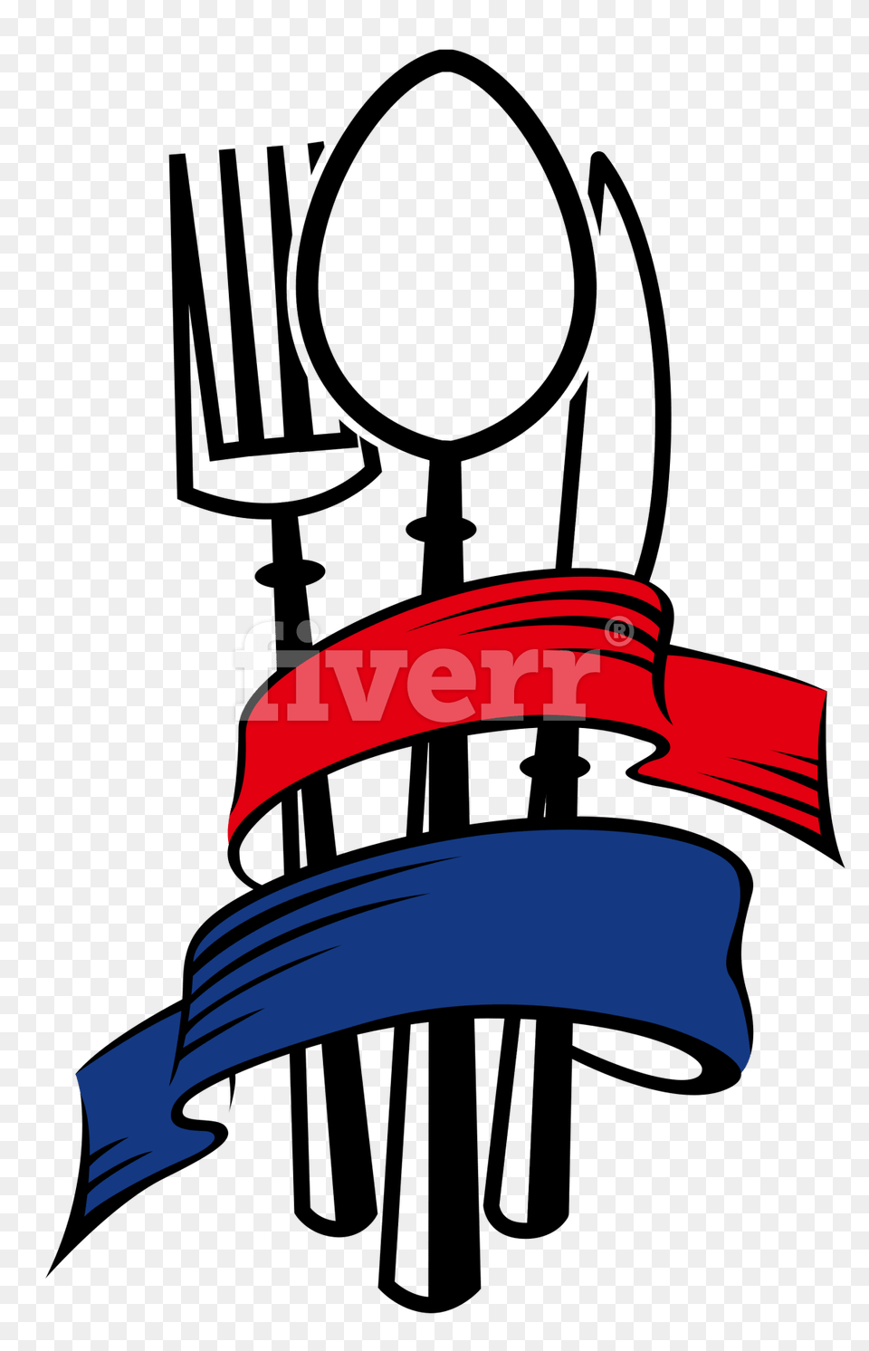 Draw Any Clip Art Silhouette Graphic You Want, Cutlery, Fork, Weapon Png Image