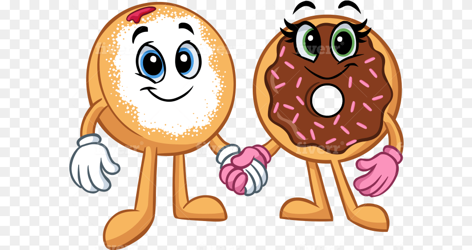Draw Any Food In My Cartoon Style Cartoon, Sweets, Donut, Face, Head Free Png