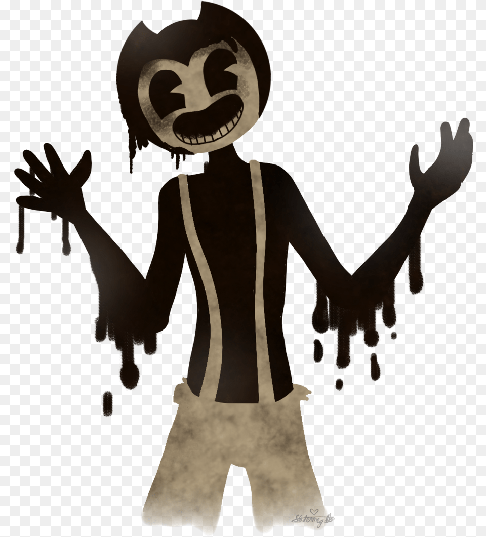 Draw Bendy And The Ink Machine Bendy Clipart Batim Sammy Lawrence Fanart, Person, Logo, Accessories Free Png Download