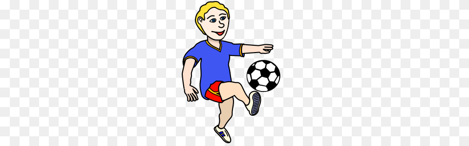 Draw Boy Futbal Player, Baby, Person, Kicking, Face Free Png Download