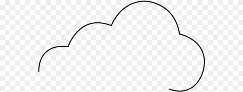 Draw Cloud Step Line Art, Gray Free Png Download
