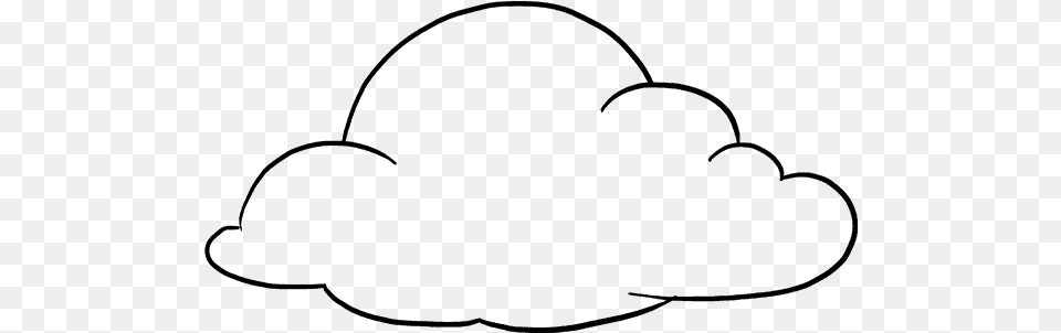 Draw Clouds, Silhouette Free Png