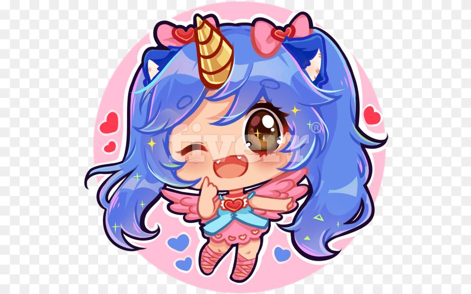 Draw Cute Anime Chibi For You, Cream, Food, Ice Cream, Dessert Free Png