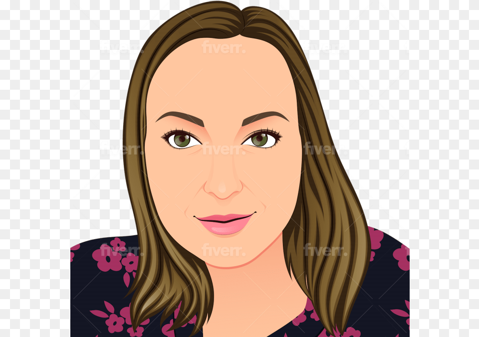 Draw Cute Cartoon Avatar And Funny Emojis From Your Photo For Women, Adult, Face, Female, Head Free Transparent Png