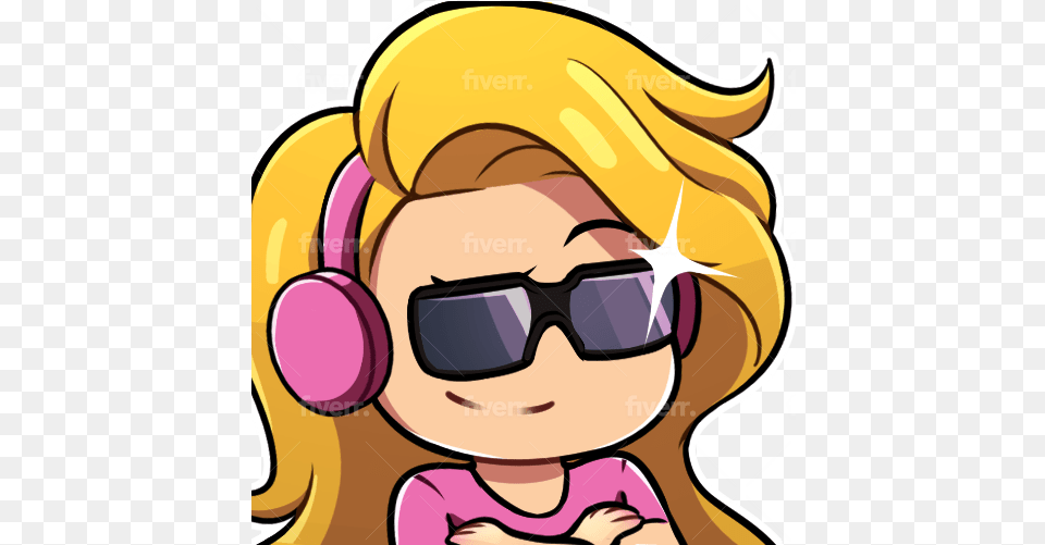 Draw Cute Custom Emotes For Your Twitch Or Discord By Edenci For Women, Accessories, Sunglasses, Glasses, Baby Free Transparent Png
