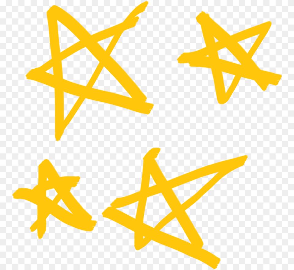 Draw Drawing Star Stars Starstickers Stickers Stickerfr Stars Drawing, Star Symbol, Symbol, Animal, Fish Png Image