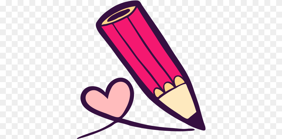 Draw Edit Heart Line Pen Writing Stift Schreiben, Pencil, Dynamite, Weapon Png Image