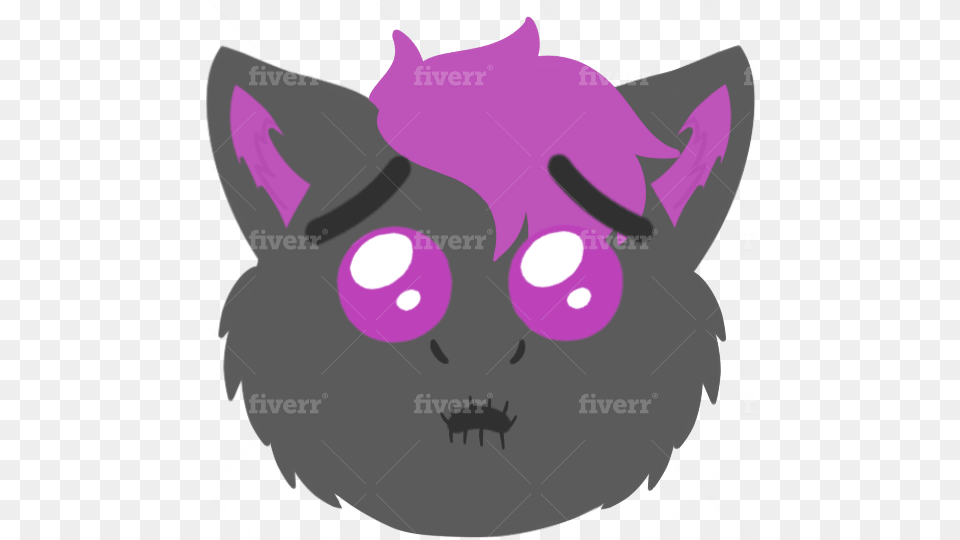 Draw Emoji Versions Of Your Character Or Furry Cartoon, Purple, Lighting, Snout, Animal Free Transparent Png