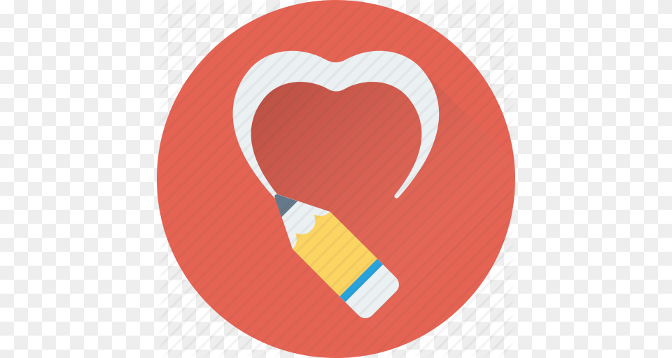 Draw Heart Drawing Heart Love Pencil Icon Free Png