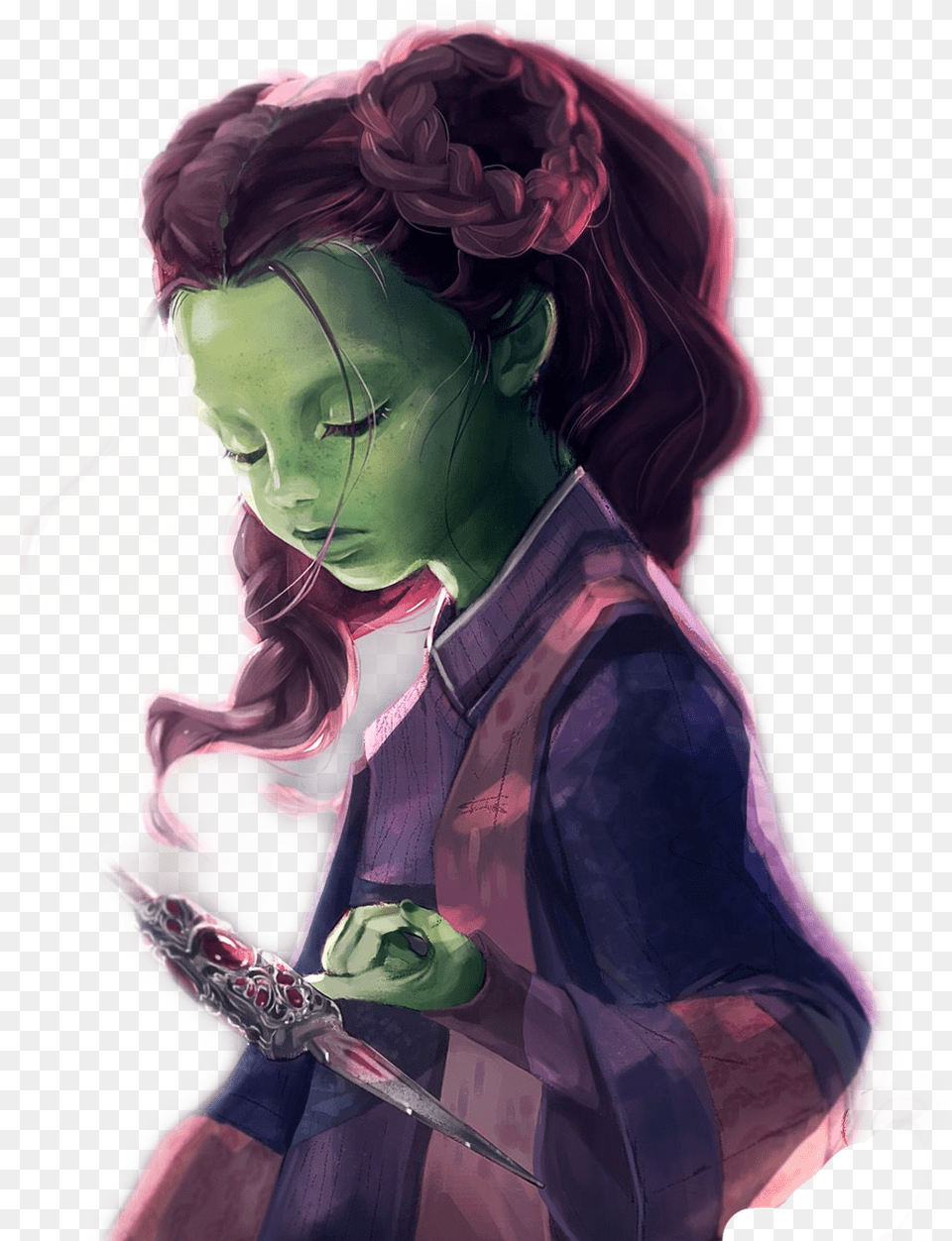 Draw Infinity War Gamora Gamora Fan Art, Adult, Person, Woman, Female Free Transparent Png