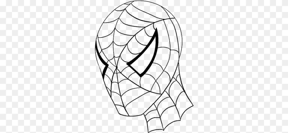 Draw Spiderman, Gray Free Transparent Png