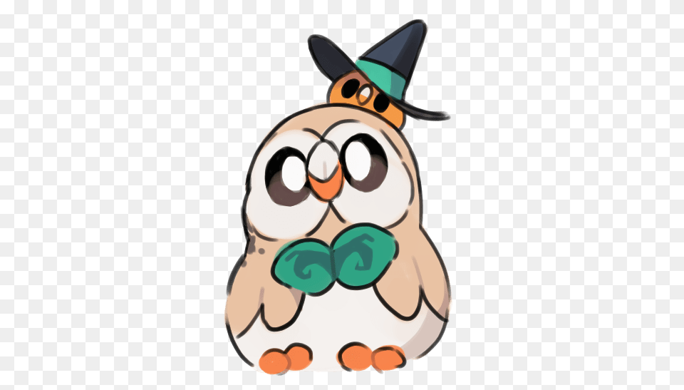 Draw The New Halloween Merchandise Rowlet Pokemon Go, Clothing, Hat, Bag Png Image
