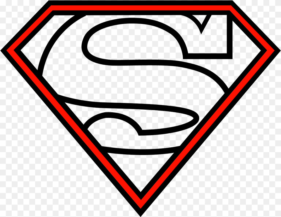 Draw The Superman Logo Easy To Draw Superman Logo, Sign, Symbol Png Image