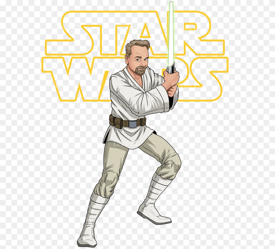Draw You As A Star Wars Character Cartoon, Person, People, Adult, Man Free Png Download