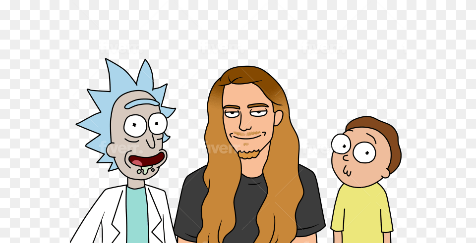 Draw You Rick And Morty Style Cartoon, Publication, Book, Comics, Adult Png Image