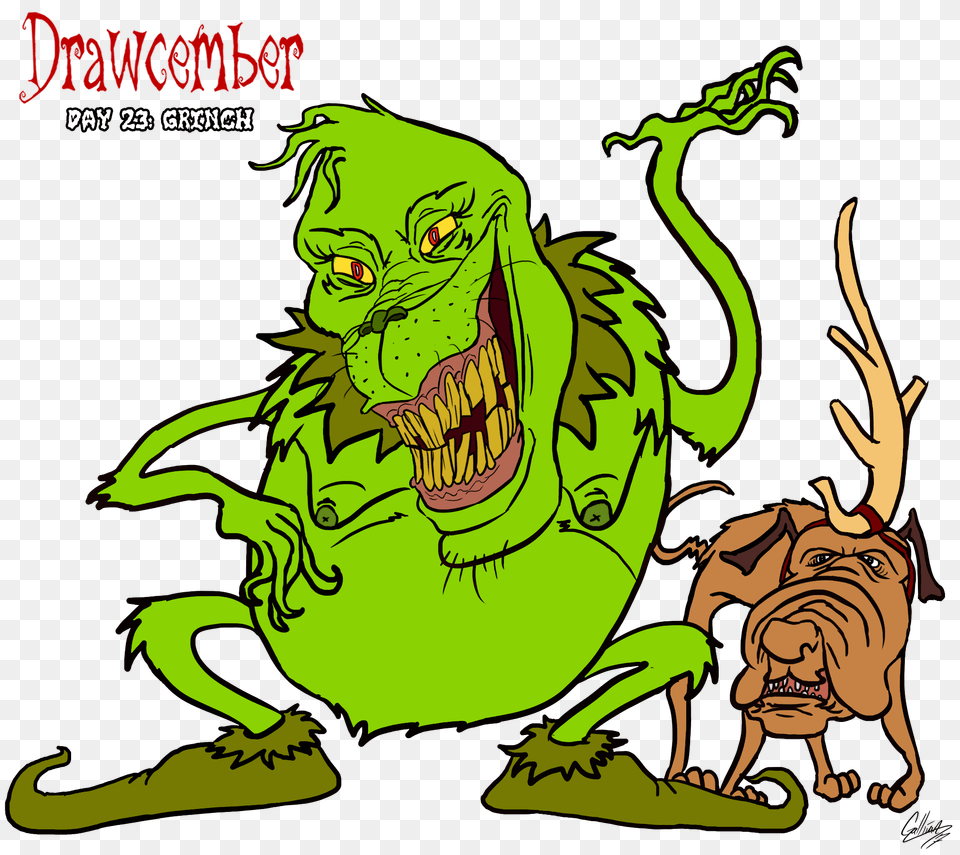 Drawcember Day Grinch, Person, Book, Comics, Publication Free Transparent Png