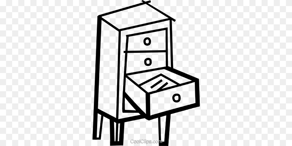 Drawers And Cabinets Royalty Vector Clip Art Illustration, Cabinet, Drawer, Furniture, Gate Free Png