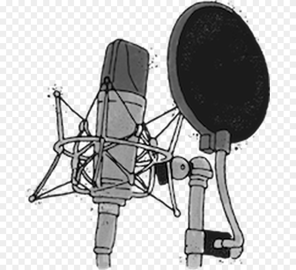 Drawing, Electrical Device, Microphone Free Png