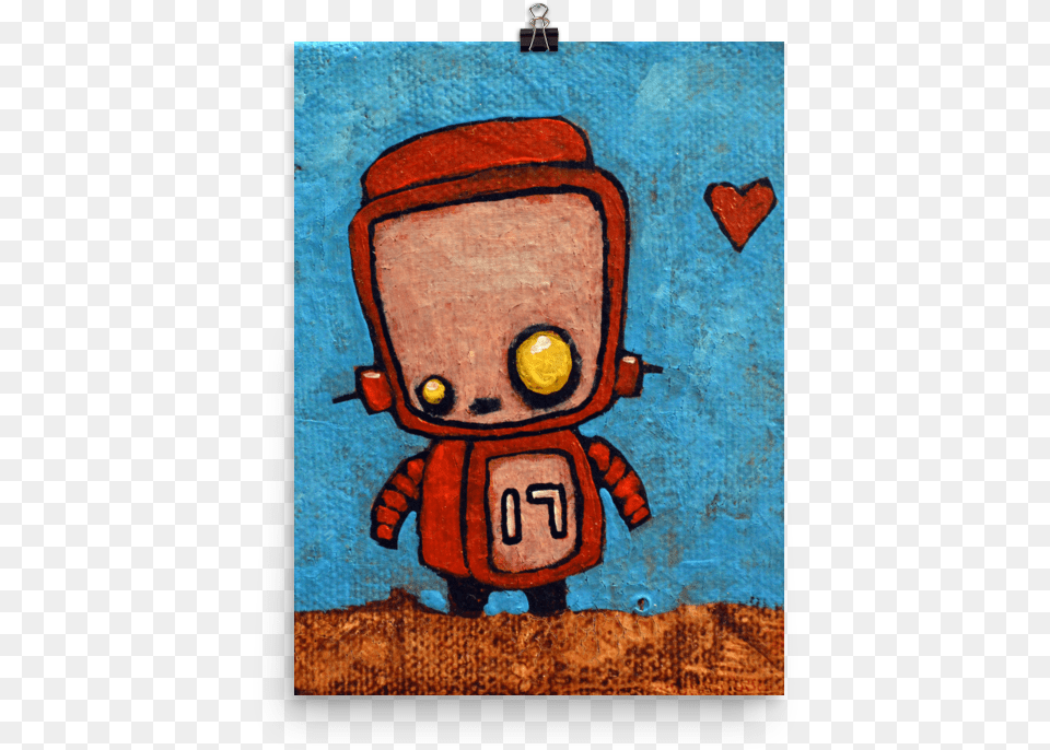 Drawing, Art, Painting, Robot, Baby Free Png Download