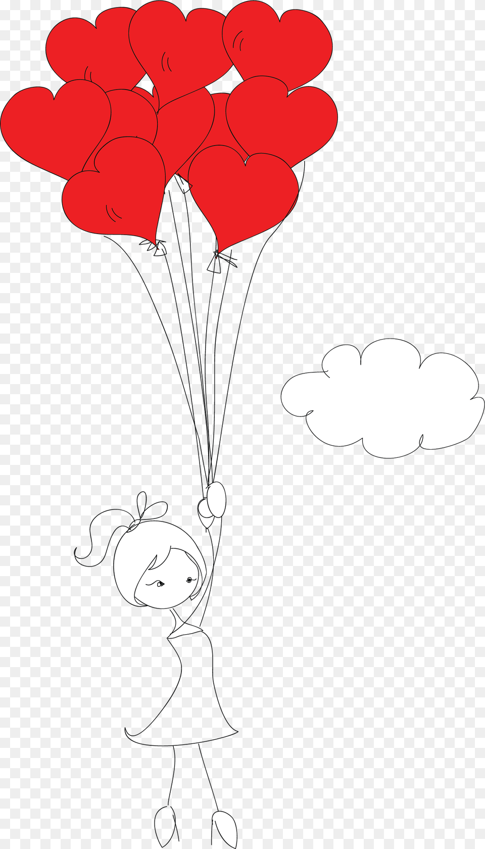 Drawing, Balloon, Face, Head, Person Free Png