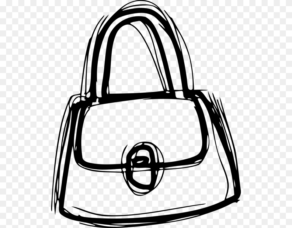 Drawing Accessory Clipart Handbag Clipart, Gray Png