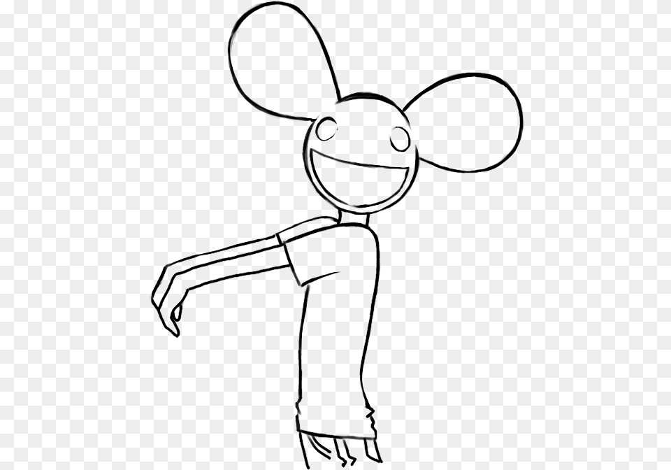 Drawing Album Deadmau5 Line Art, Gray Png Image