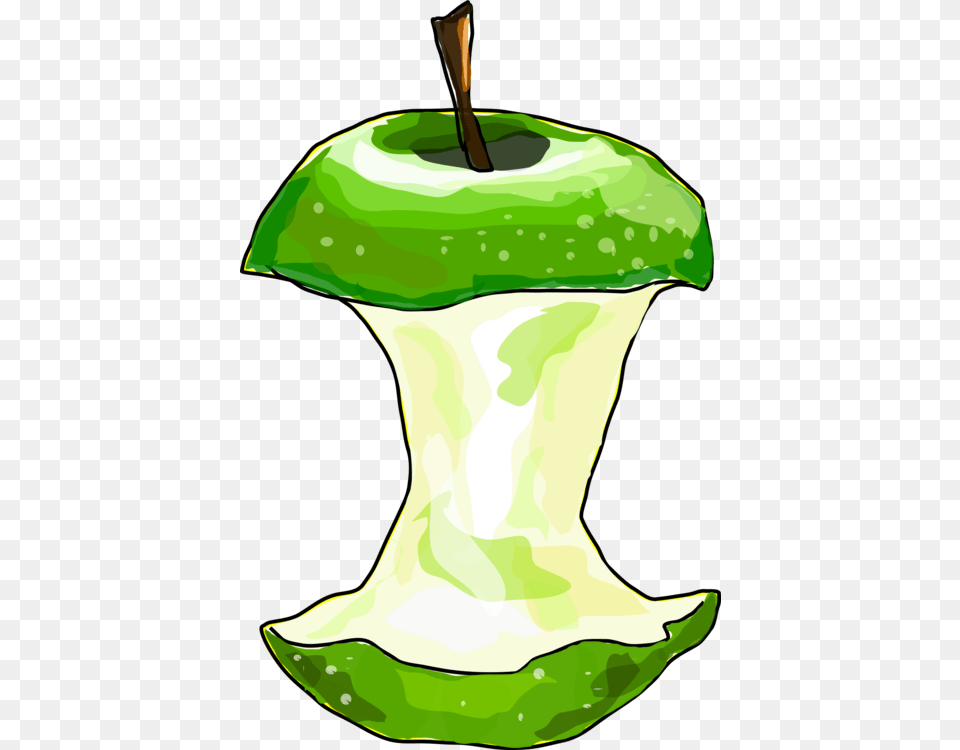 Drawing Apple Eating, Green, Food, Fruit, Plant Png Image
