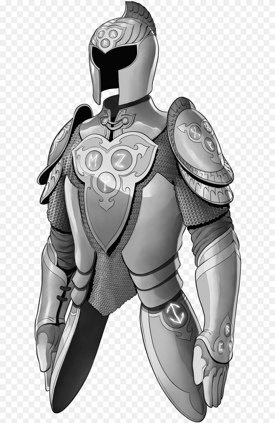 Drawing Armor Pathfinder Dampd Magic Plate Armor, Adult, Male, Man, Person Free Png