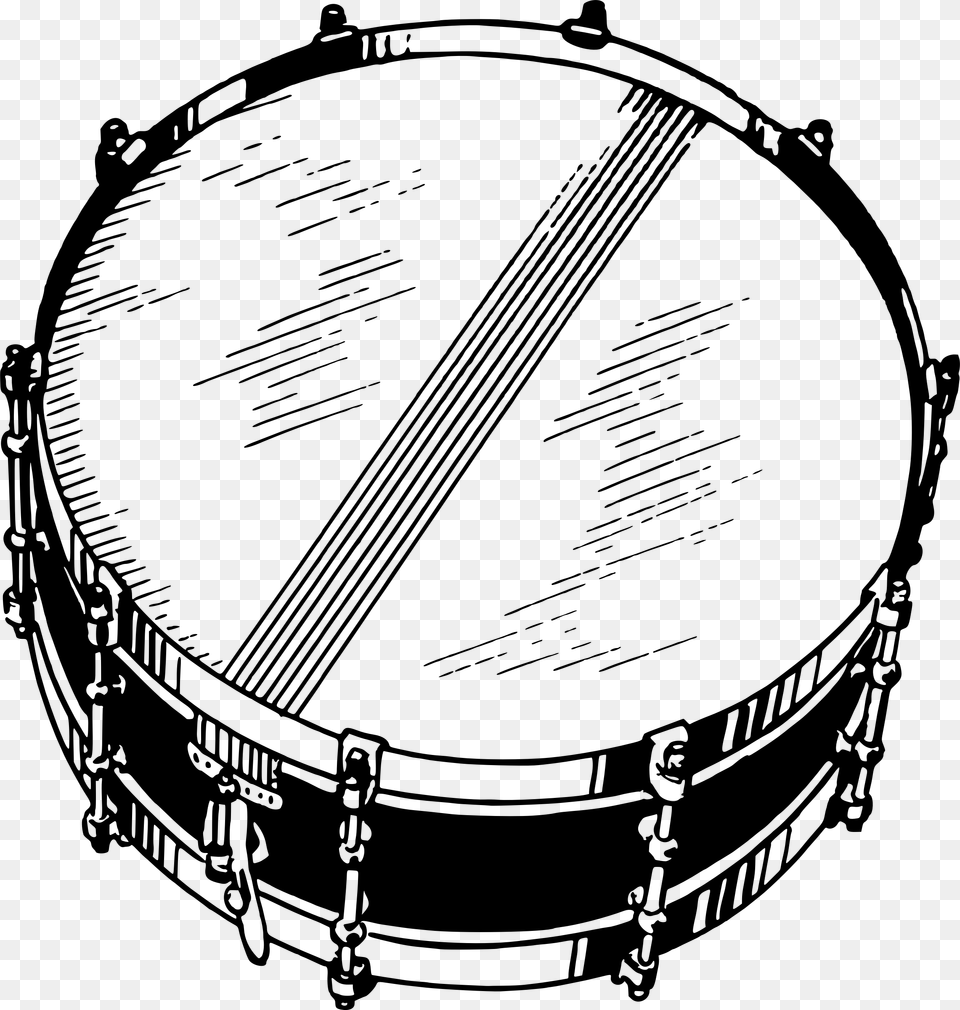 Drawing At Getdrawings Com Snare Drum Clipart, Gray Free Transparent Png