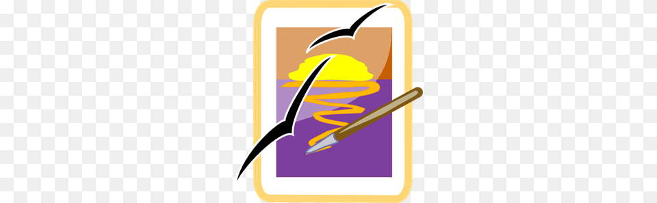 Drawing Birds In The Sunset Clipart For Web, Bow, Weapon, Blade, Dagger Png Image