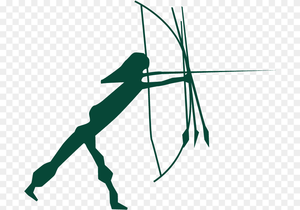 Drawing Bow Hunting Cave Painting, Weapon, Person Free Png