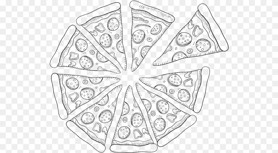 Drawing Boxes Pizza Transparent Pizza Sketch, Accessories, Art, Doodle, Diamond Free Png