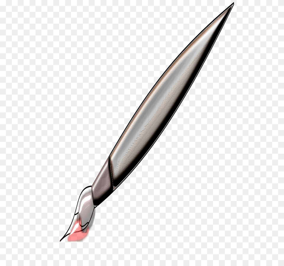 Drawing Brush Clipart, Blade, Dagger, Knife, Weapon Free Png Download