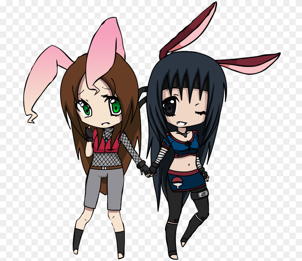 Drawing Bunnies Anime Cartoon, Book, Comics, Publication, Person Free Transparent Png