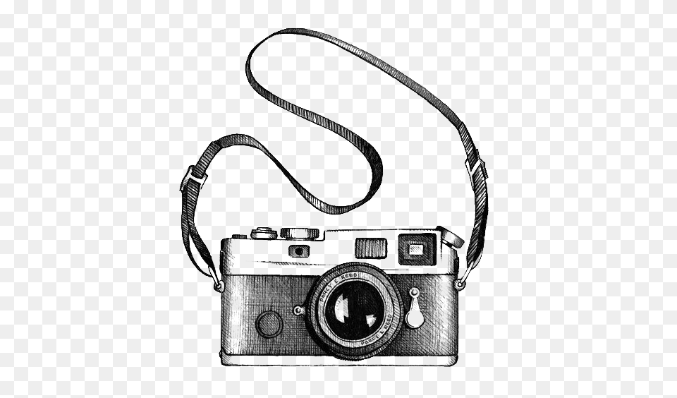 Drawing Camera Photography Clip Art, Accessories, Strap, Electronics Free Png Download