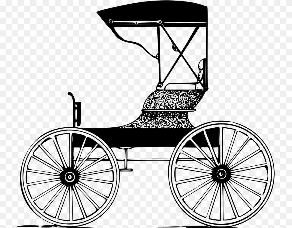 Drawing Carriage Horse And Buggy Computer Icons Horse Drawn, Gray Png