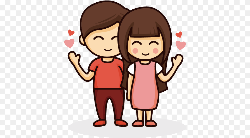 Drawing Cartoon Couple Love Cartoon Couple Download Couple Cartoon Background, Baby, Person, Face, Head Png