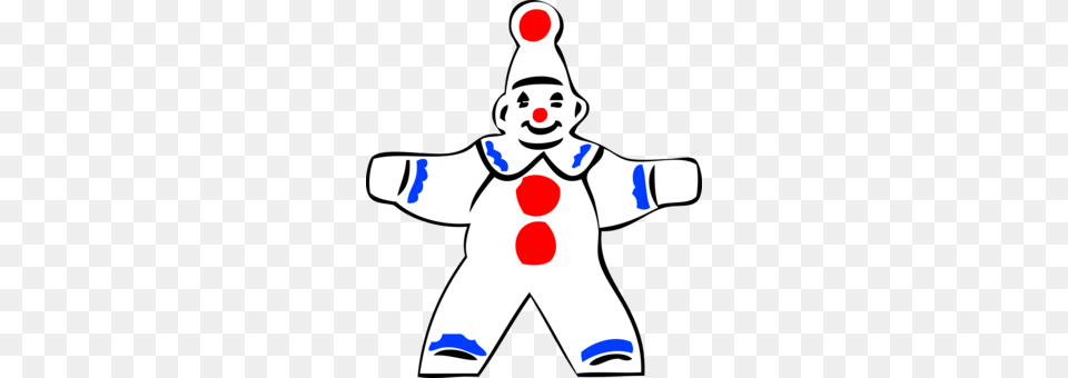 Drawing Cartoon Line Art, Performer, Person, Baby, Clown Free Png