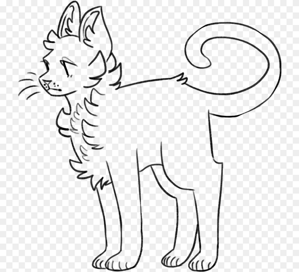 Drawing Cat Base Cat Base Background, Gray Free Transparent Png