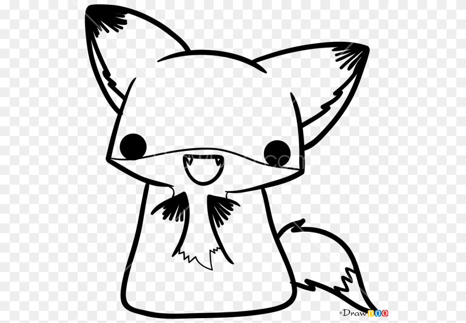 Drawing Celebrities Fox Huge Freebie Download For Powerpoint Kawaii Cute Fox Drawing, Lighting Free Transparent Png