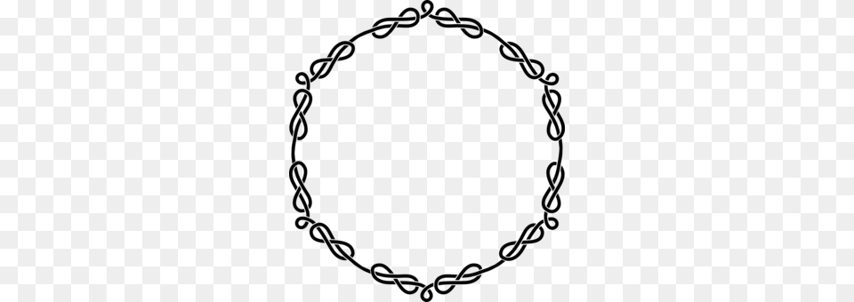 Drawing Chain Necklace, Gray Free Transparent Png