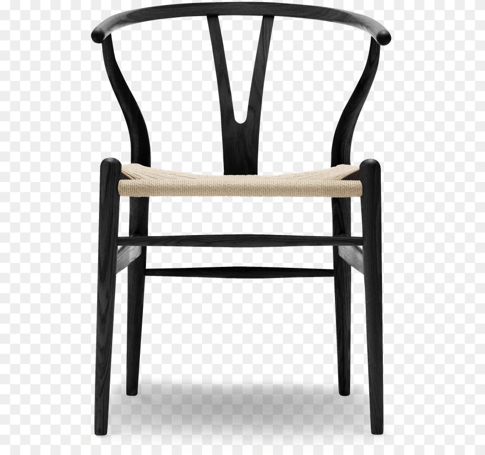 Drawing Chairs Plastic Chair Chair Hans Wegner Wishbone Black, Furniture, Armchair Free Png