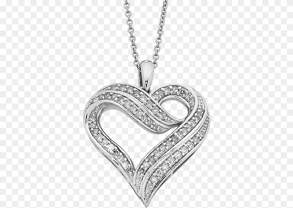 Drawing Chrome Heart Pendant Locket, Accessories, Diamond, Gemstone, Jewelry Free Png Download