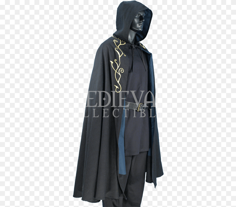 Drawing Cloaks Hooded Robe Cloak Of Elven Kinds, Fashion, Clothing, Coat, Face Free Transparent Png