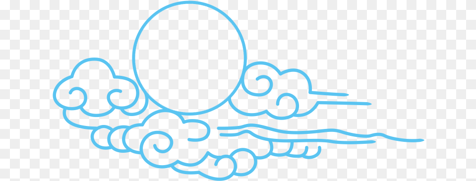 Drawing Cloud Full Moon Drawing Mid Autumn Festival, Car, Transportation, Vehicle, Art Png